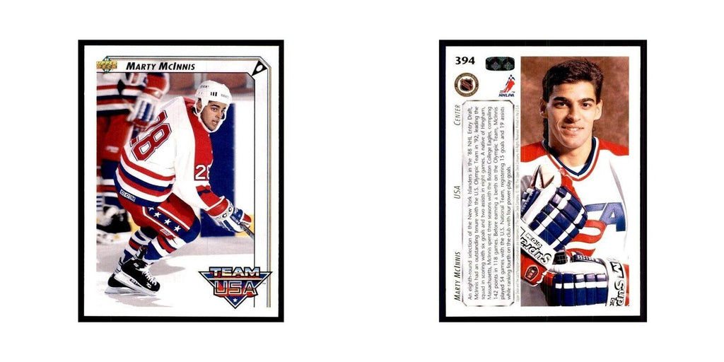 1992 Upper Deck Marty McInnis Hockey Cards #394