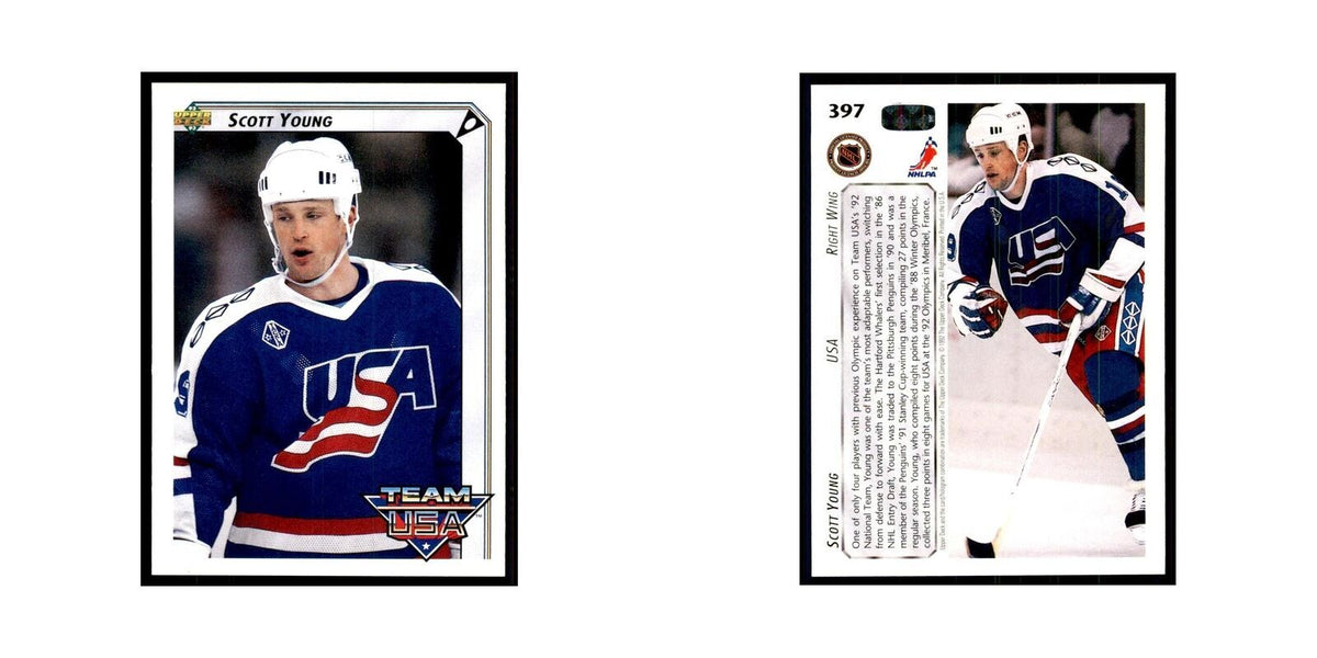 1992 Upper Deck Scott Young Hockey Cards #397
