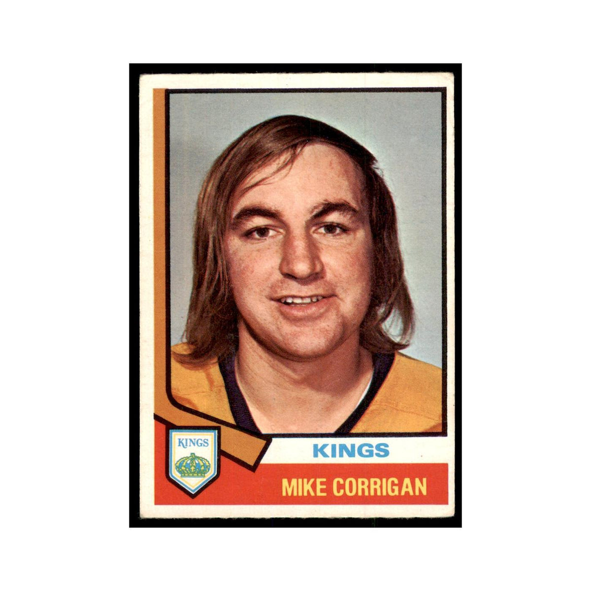 1974 O-Pee-Chee Mike Corrigan (Damaged) Los Angeles Kings #37