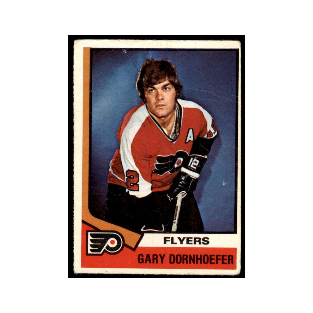 1974 O-Pee-Chee Gary Dornhoefer (Damaged) Philadelphia Flyers #44