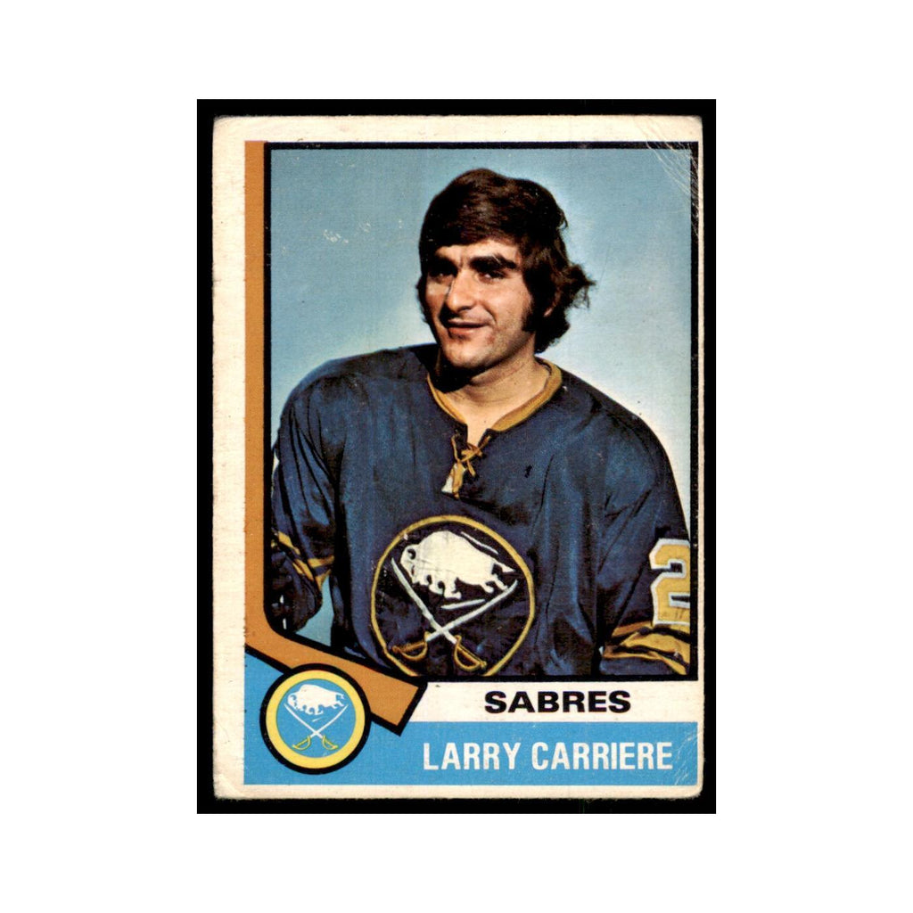 1974 O-Pee-Chee Larry Carriere (Damaged) Buffalo Sabres #43