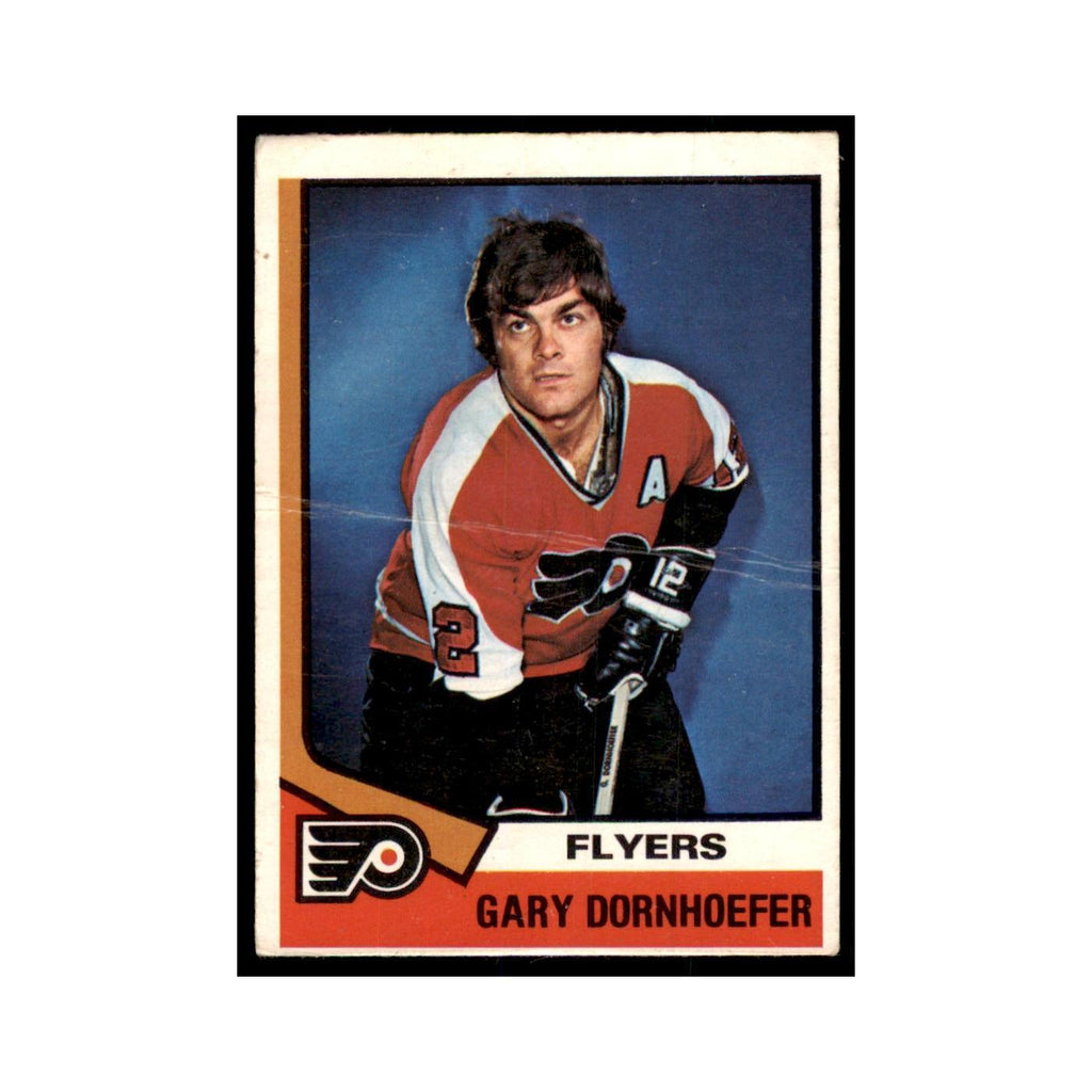 1974 O-Pee-Chee Gary Dornhoefer (Damaged) Philadelphia Flyers #44