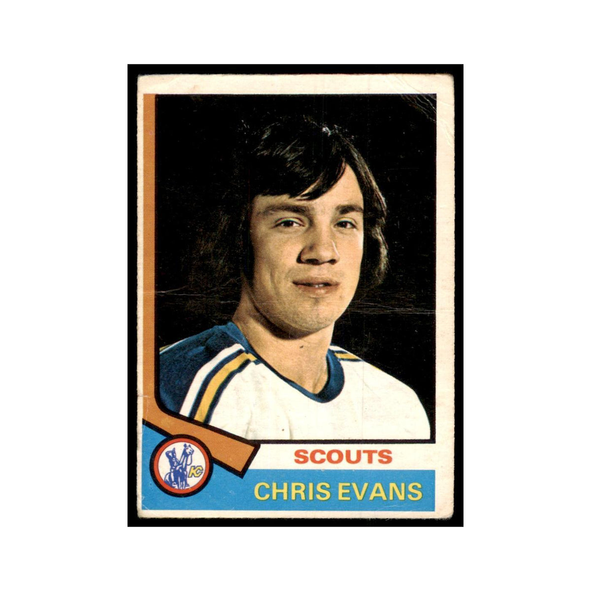 1974 O-Pee-Chee Chris Evans (Damaged) Kansas City Scouts #59