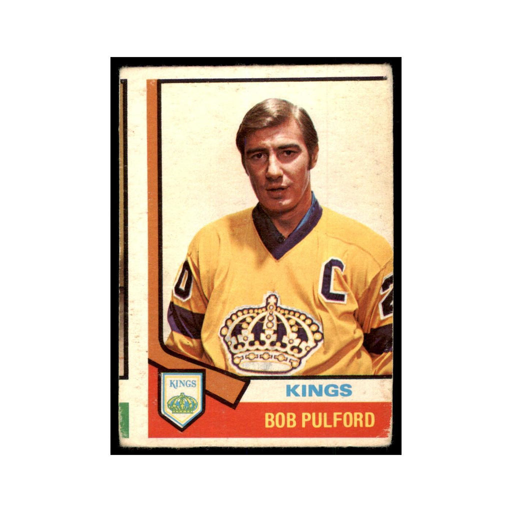 1974 O-Pee-Chee Bob Pulford (Damaged) Los Angeles Kings #229