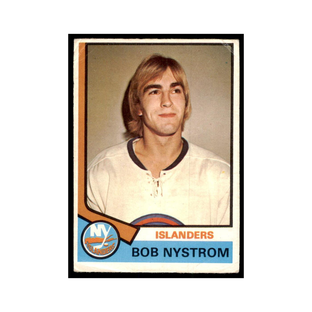 1974 O-Pee-Chee (damaged) Bob Nystrom New York Islanders #123