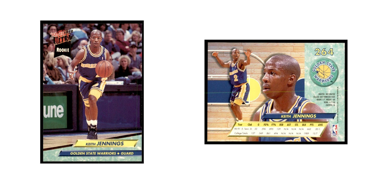 1992 Fleer Ultra Keith Jennings RC Basketball Cards #264