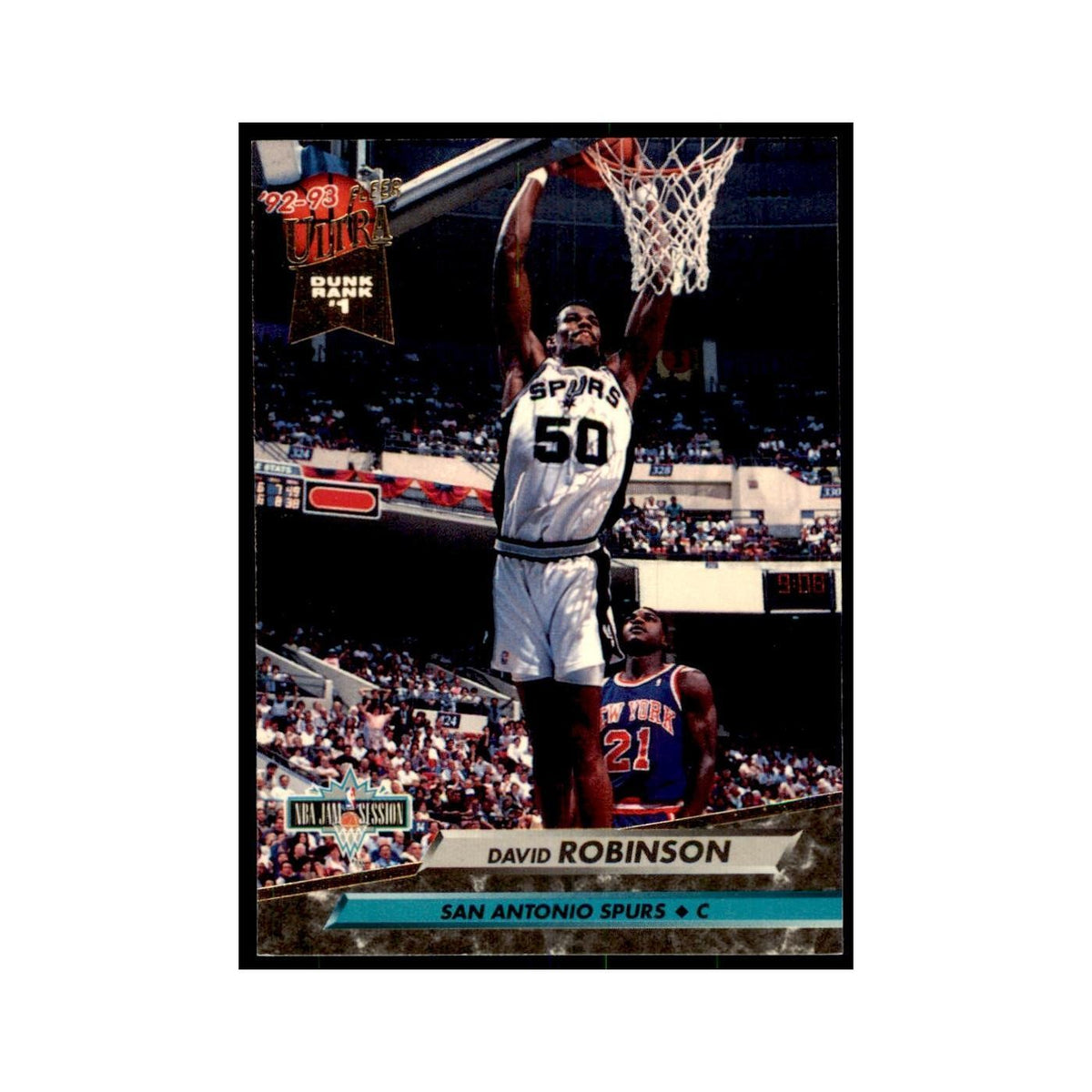 1992 Fleer Ultra David Robinson Basketball Cards #201