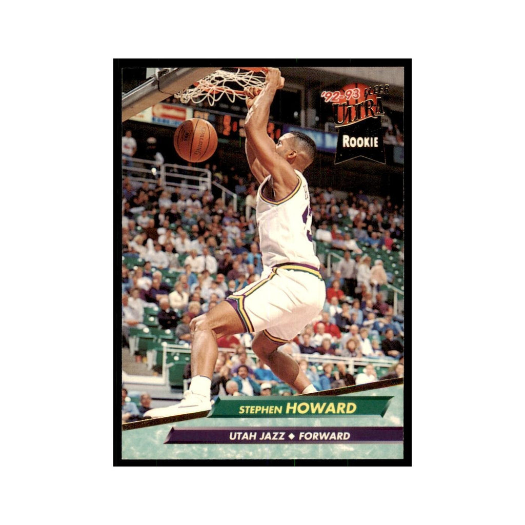 1992 Fleer Ultra Stephen Howard RC Basketball Cards #363