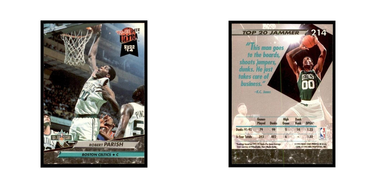 1992 Fleer Ultra Robert Parish Basketball Cards #214