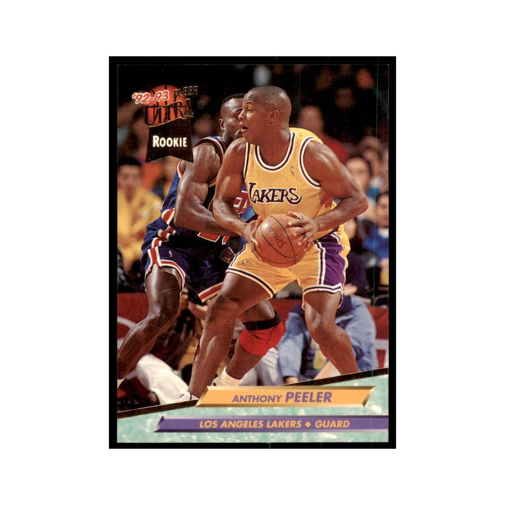 1992 Fleer Ultra Anthony Peeler RC Basketball Cards #289