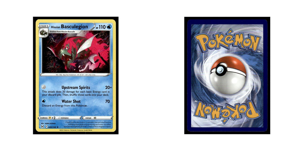 Hisuian Basculegion 2022 Sword Shield Lost Origin #45 Pokemon Card NM