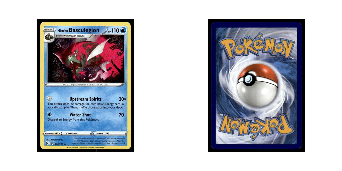 Hisuian Basculegion 2022 Sword Shield Lost Origin #45 Pokemon Card NM