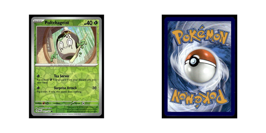 Poltchageist 2024 Scarlet Violet Twilight Masquerade #21 Common Pokemon Card NM