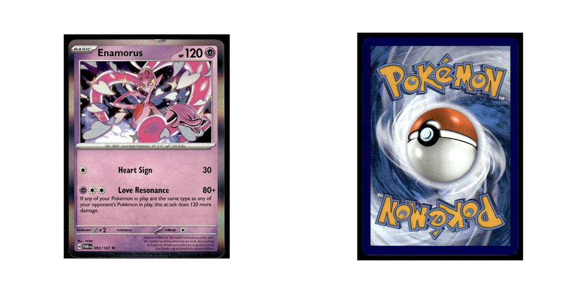 Enamorus 2024 Scarlet Violet Twilight Masquerade #93 Rare Pokemon Card NM