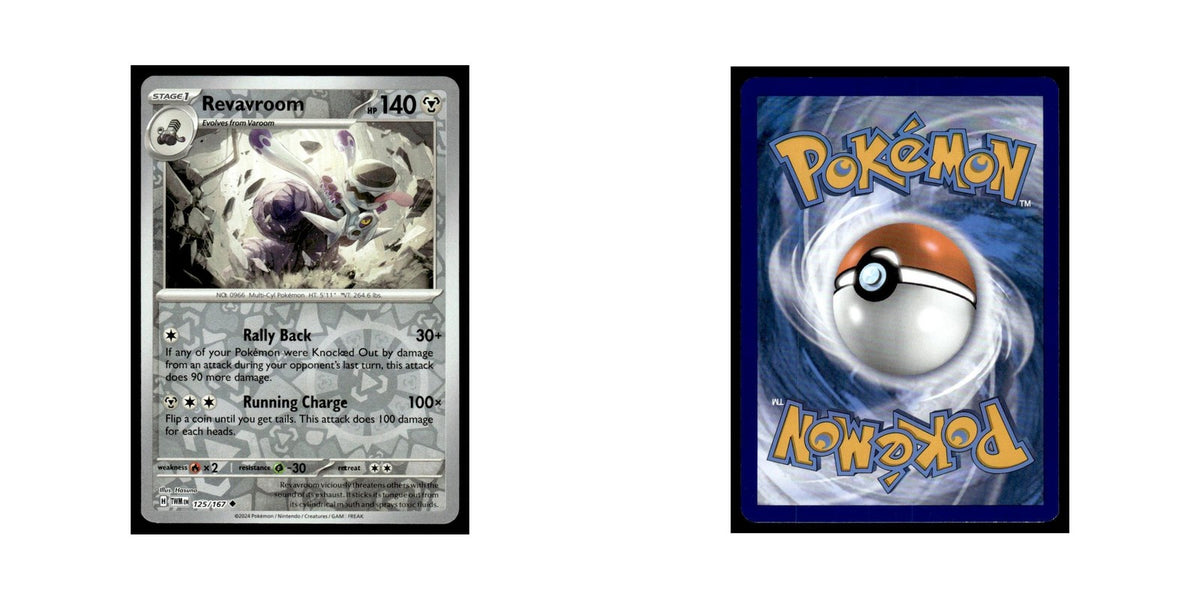 Revavroom 2024 Scarlet Violet Twilight Masquerade #125 Uncommon Pokemon Card NM
