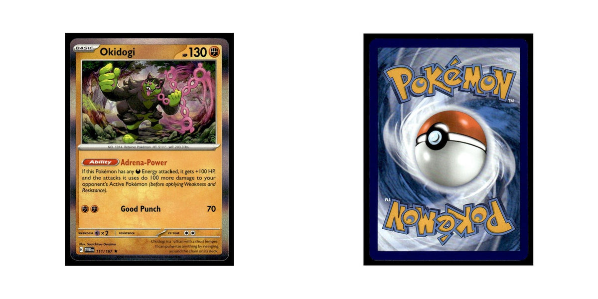 Okidogi 2024 Scarlet Violet Twilight Masquerade #111 Rare Pokemon Card NM