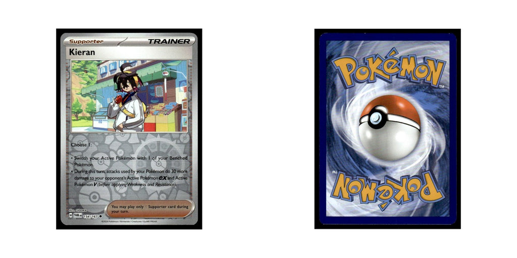 Kieran 2024 Scarlet Violet Twilight Masquerade #154 Uncommon Pokemon Card NM