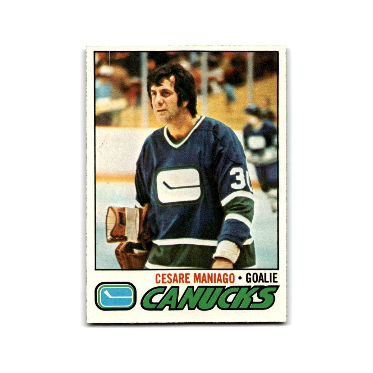 1977 Topps Cesare Maniago Vancouver Canucks #23