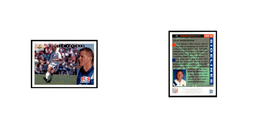 1993 Upper Deck Cle Kooiman Soccer Cards #155