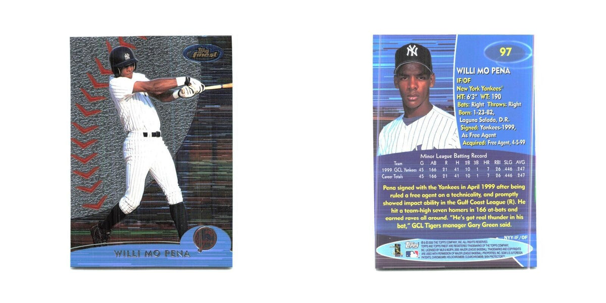 2000 Finest Willi Mo Pena Yankees #97