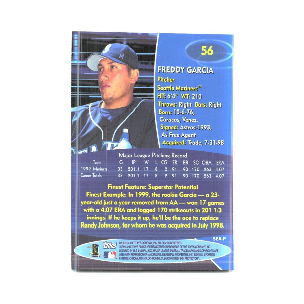 2000 Finest Freddy Garcia Mariners #56