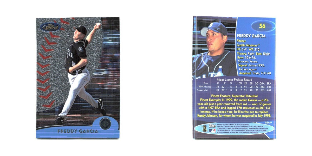 2000 Finest Freddy Garcia Mariners #56