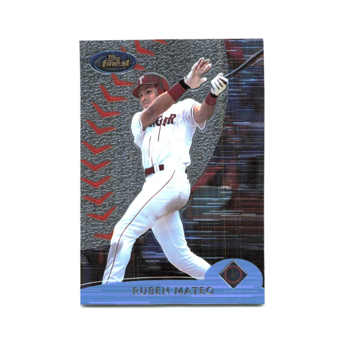 2000 Finest Ruben Mateo Rangers #95