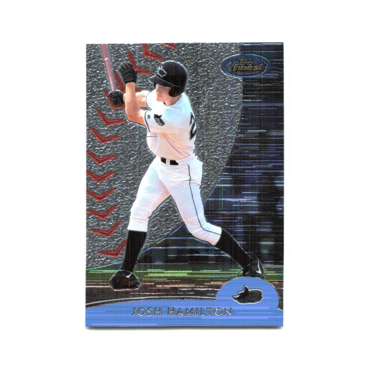 2000 Finest Josh Hamilton Rays #81