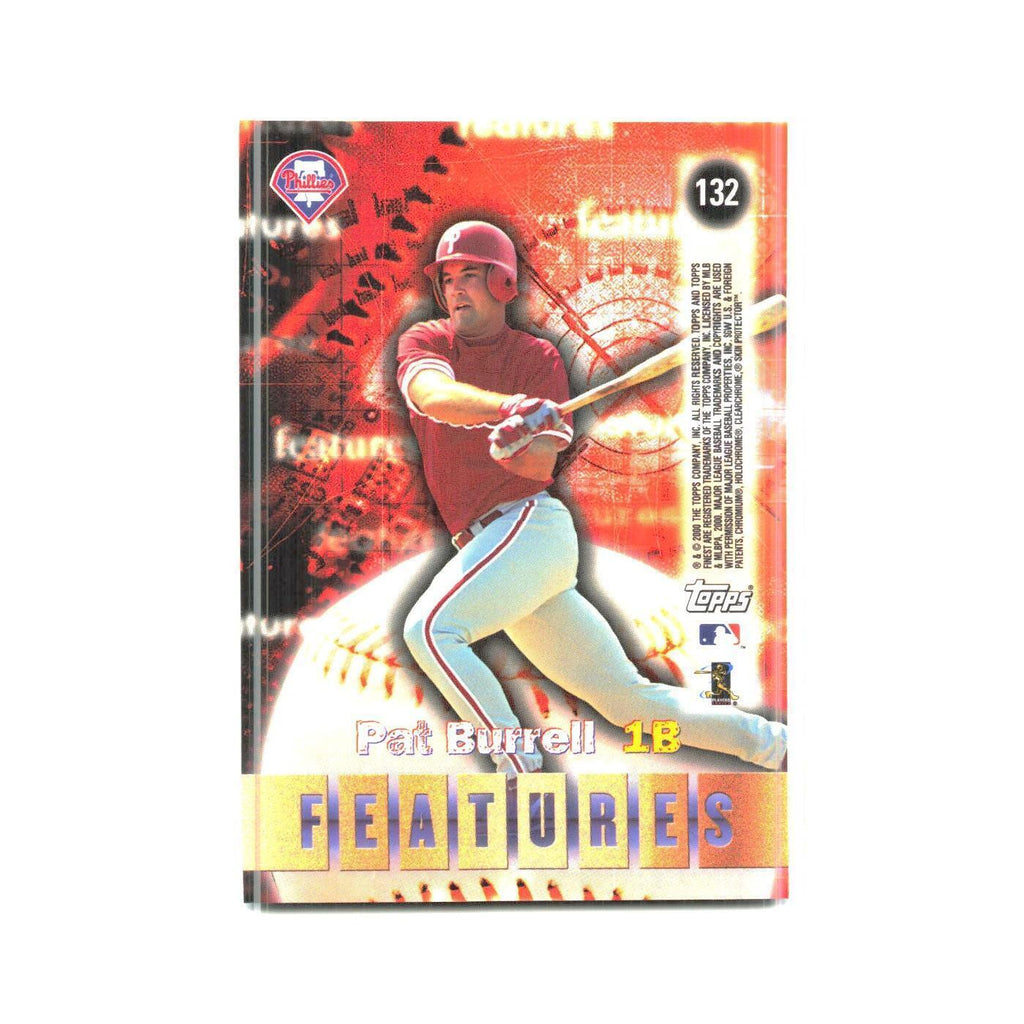 2000 Finest Josh Hamilton/Pat Burrell Tampa Bay Devil Rays/Philadelphia Phillies