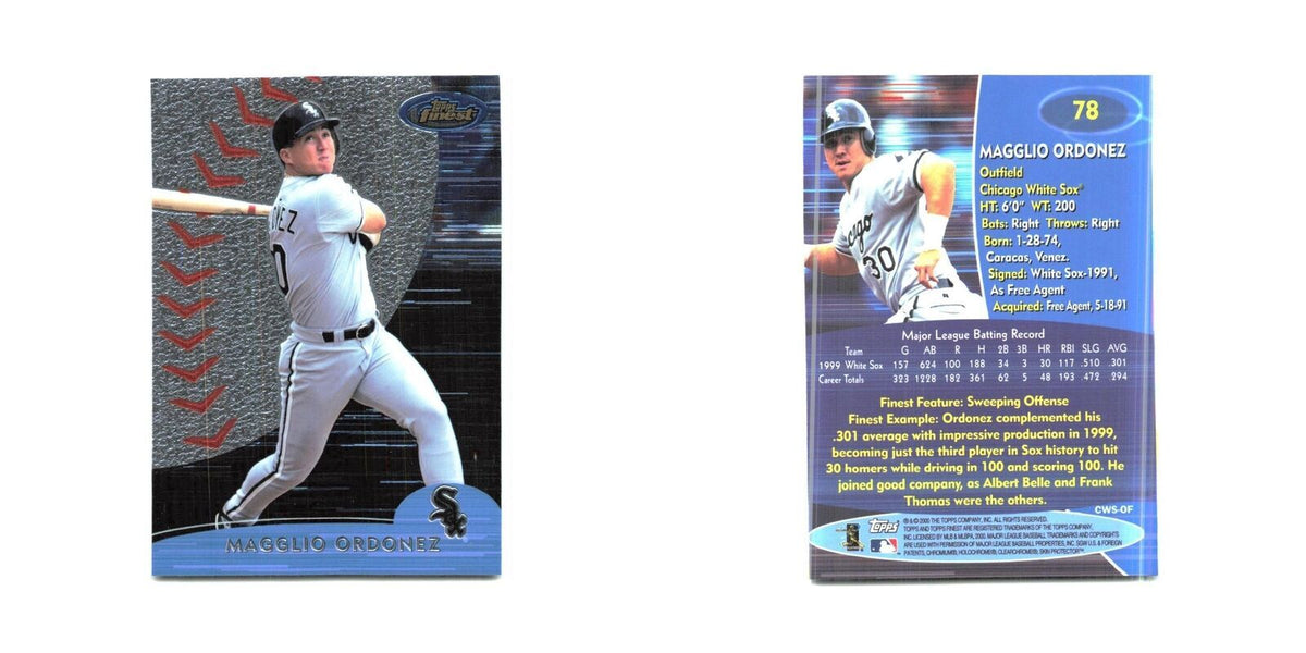 2000 Finest Magglio Ordonez White Sox #78
