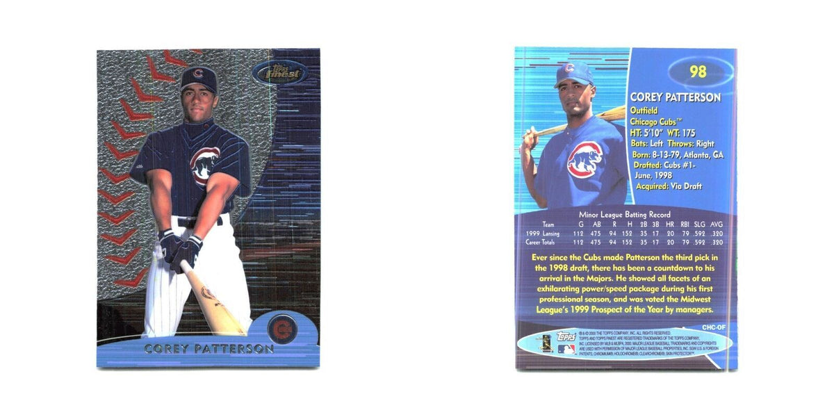 2000 Finest Corey Patterson Cubs #98