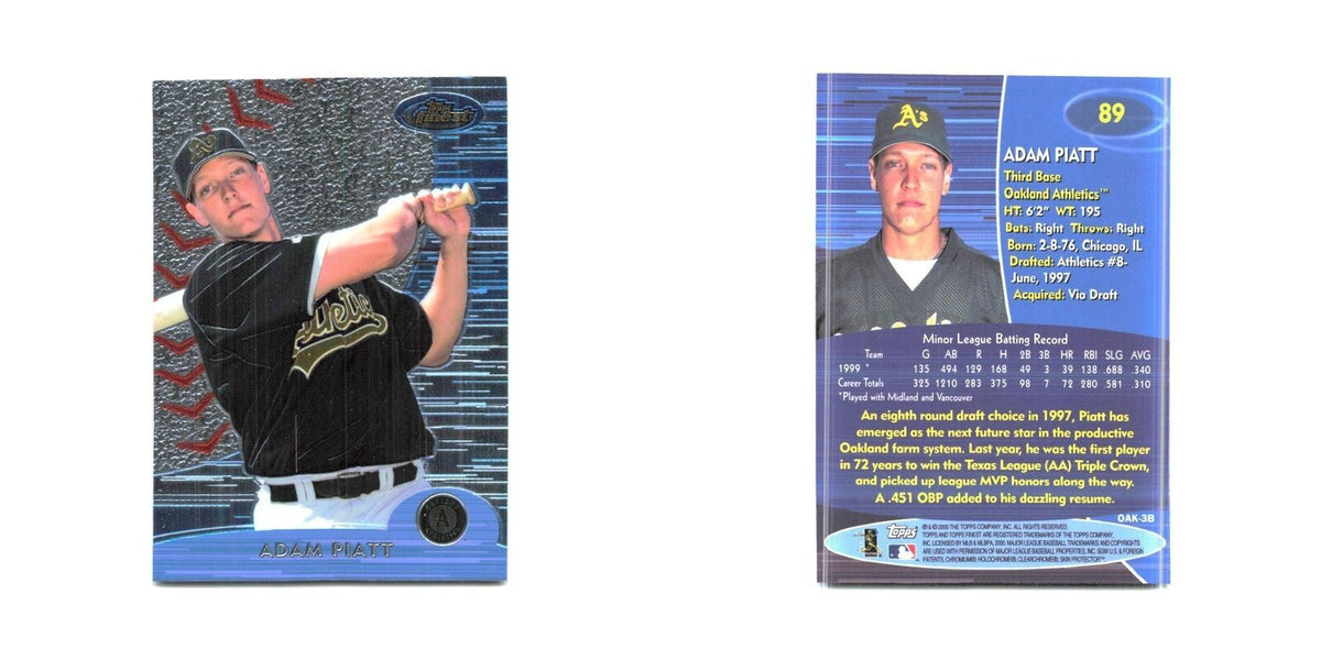 2000 Finest Adam Piatt Athletics #89