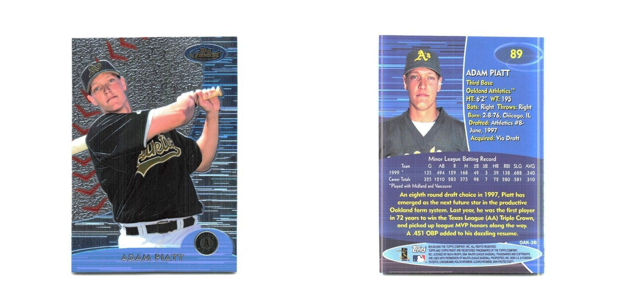 2000 Finest Adam Piatt Athletics #89