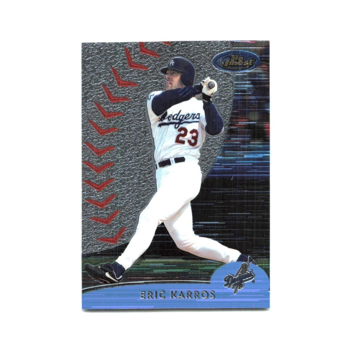 2000 Finest Eric Karros Dodgers #24