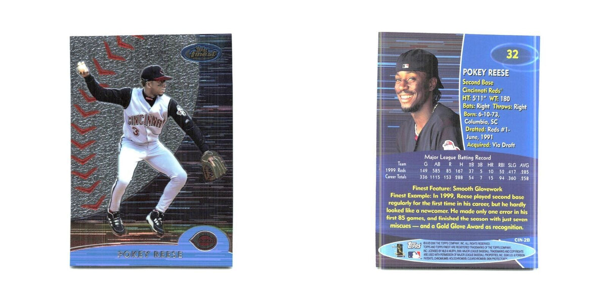 2000 Finest Pokey Reese Reds #32