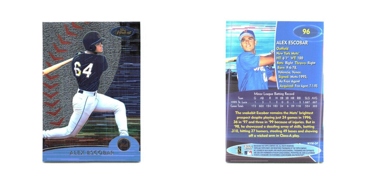 2000 Finest Alex Escobar Mets #96
