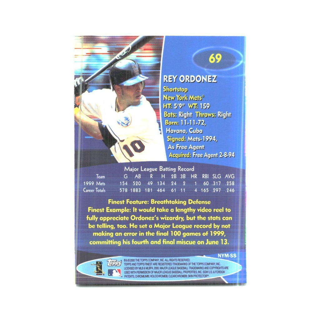2000 Finest Rey Ordonez Mets #69