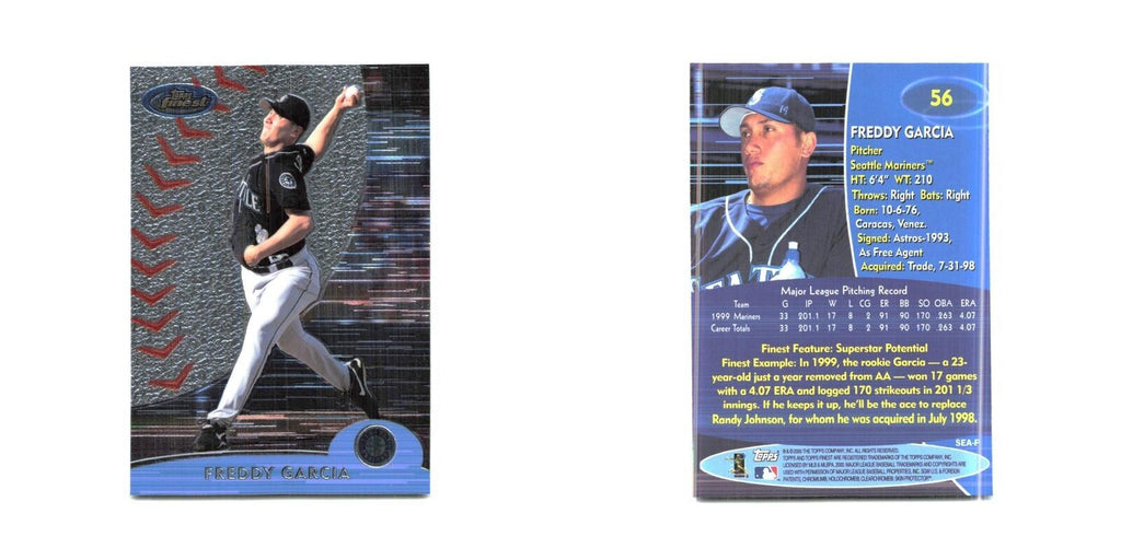 2000 Finest Freddy Garcia Mariners #56
