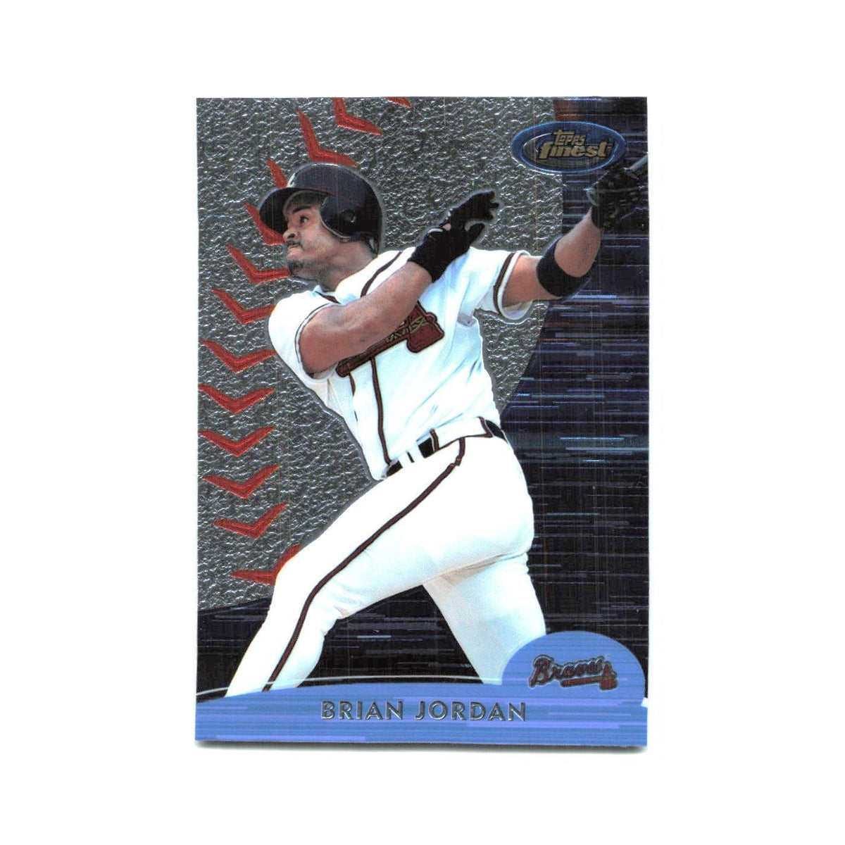 2000 Finest Brian Jordan Braves #72