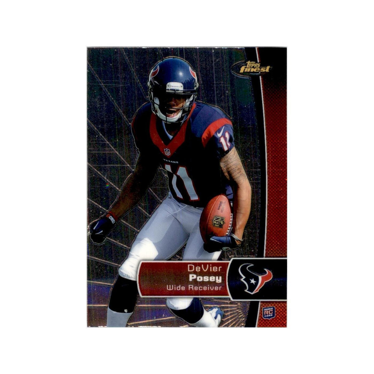 2012 Topps Finest DeVier Posey Football Cards #141