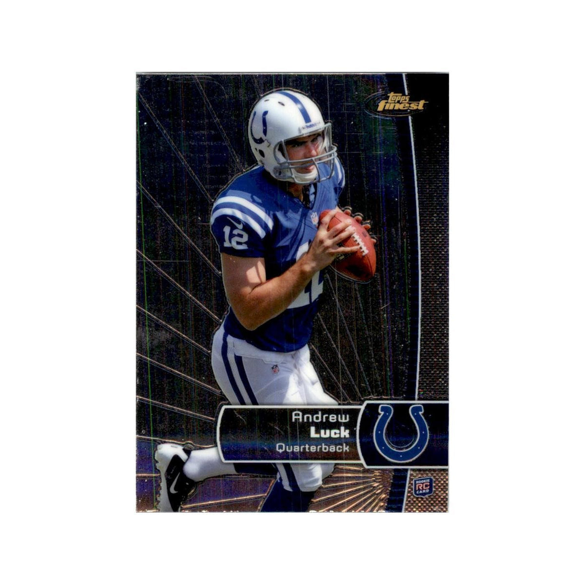 2012 Topps Finest Andrew Luck Football Cards #110