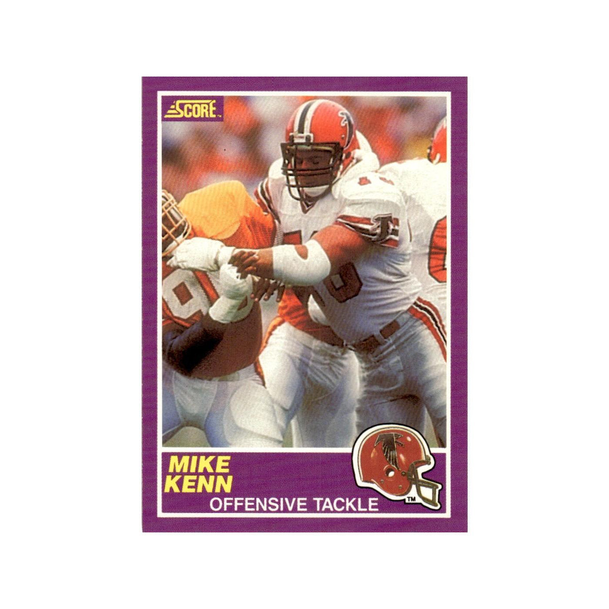 1989 Score Supplemental Mike Kenn Falcons #404S