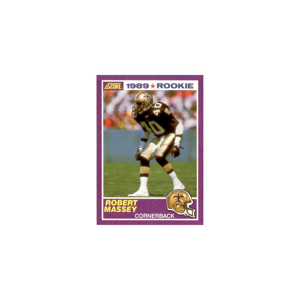 1989 Score Supplemental Robert Massey RC Saints #426S