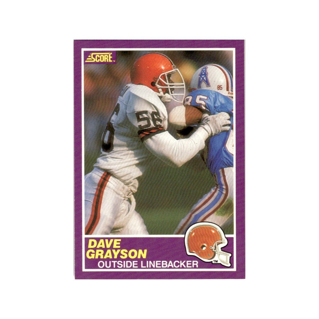1989 Score Supplemental David Grayson Browns #387S