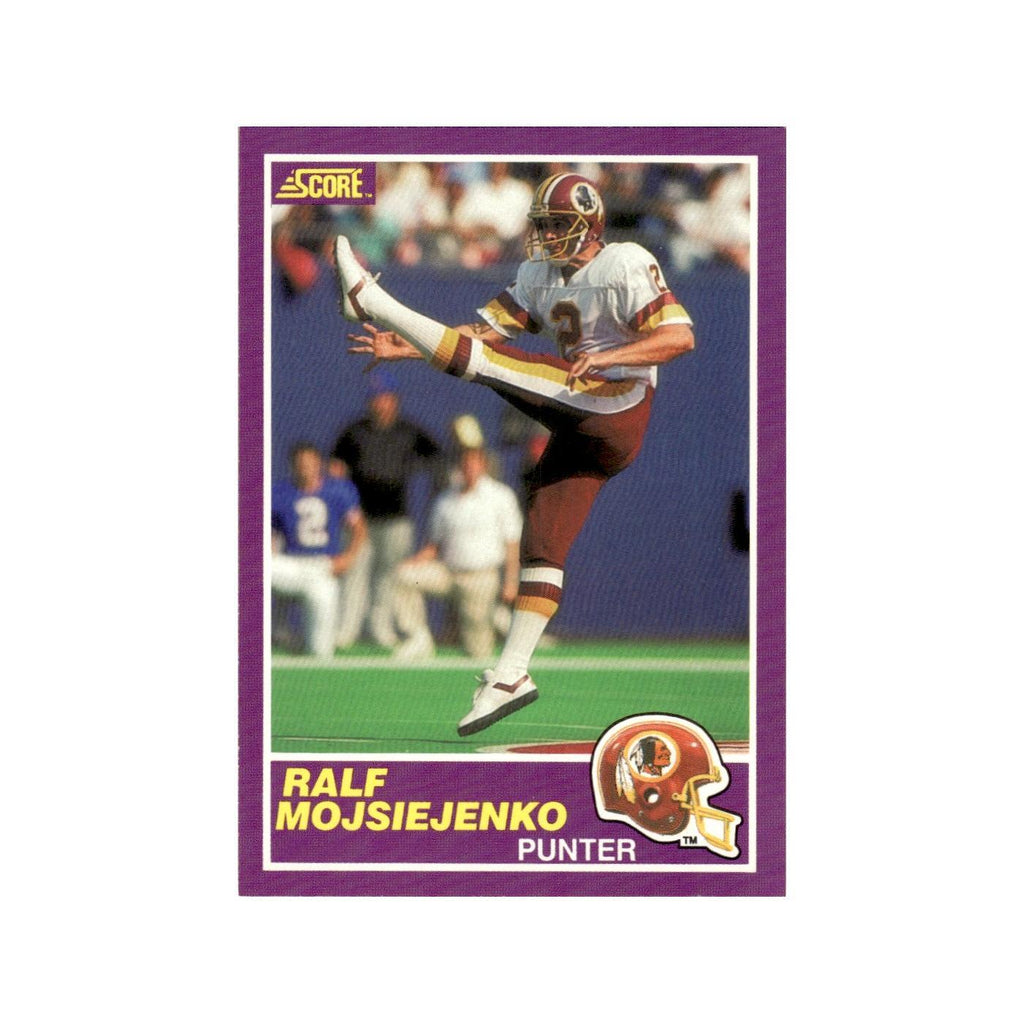 1989 Score Supplemental Ralf Mojsiejenko Redskins #376S