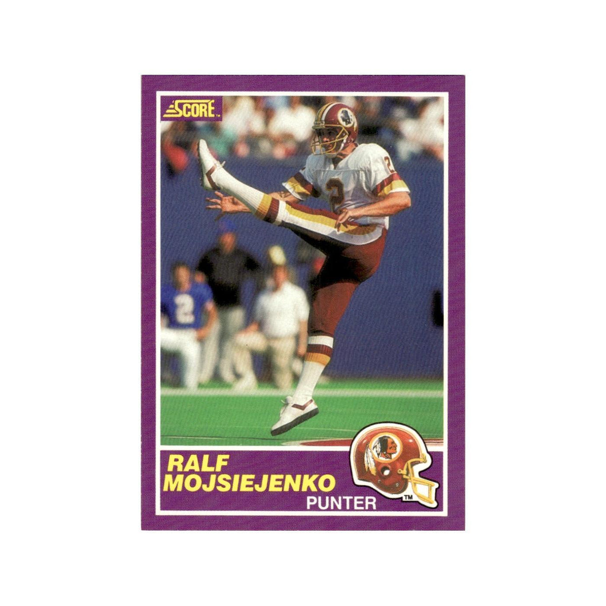 1989 Score Supplemental Ralf Mojsiejenko Redskins #376S
