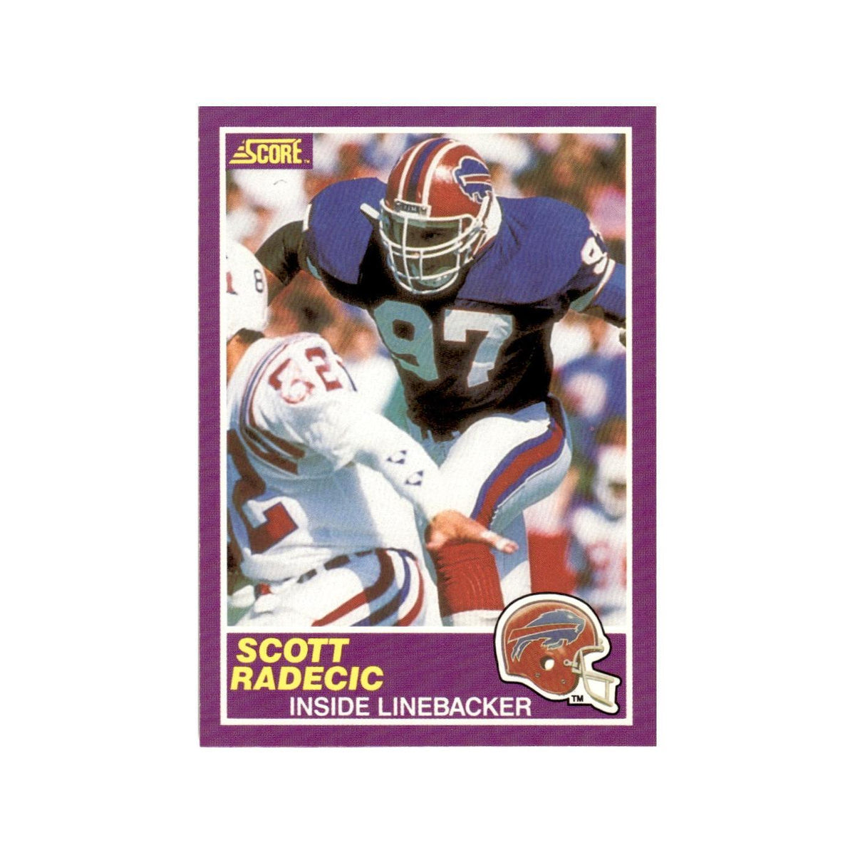 1989 Score Supplemental Scott Radecic Bills #393S
