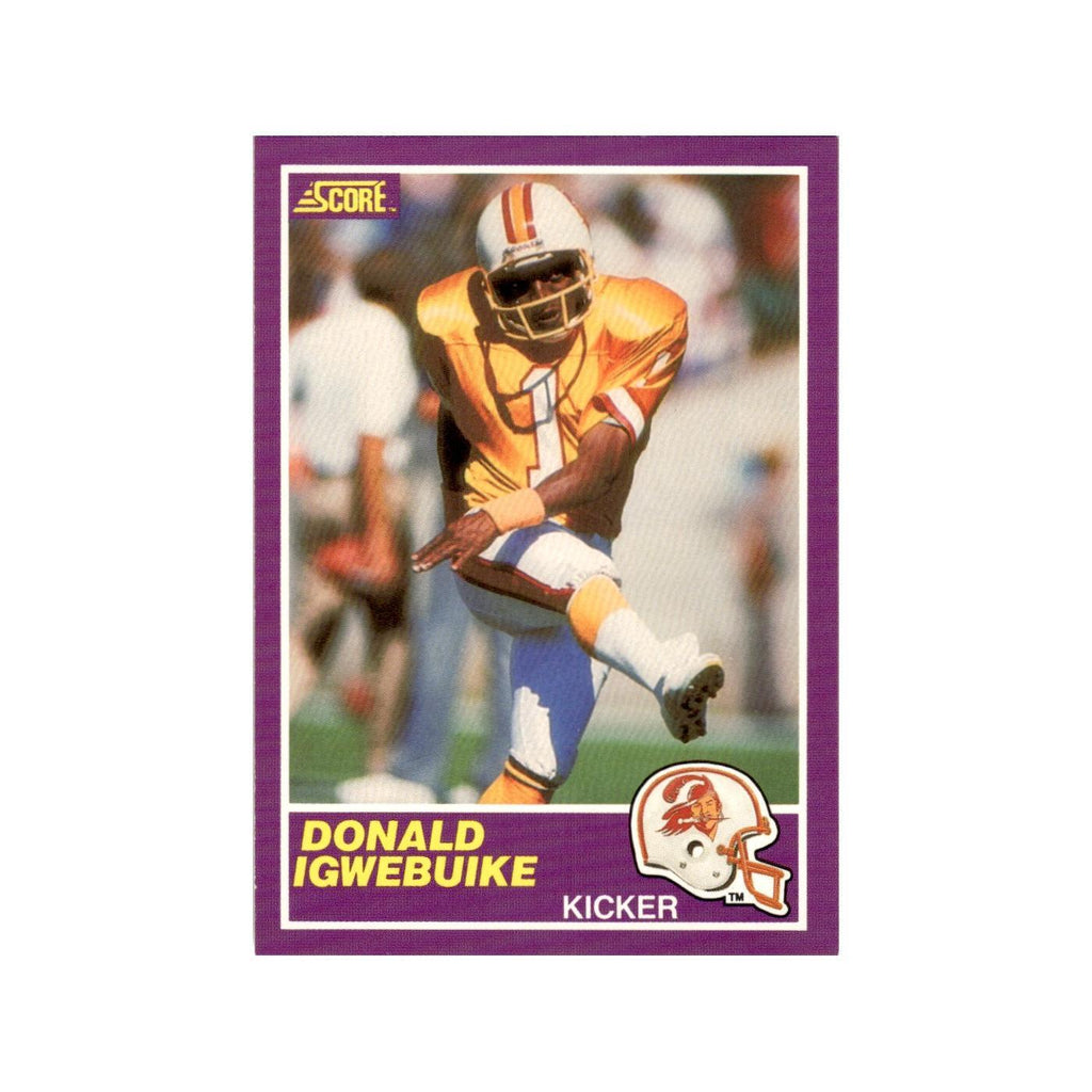 1989 Score Supplemental Donald Igwebuike Buccaneers #356S