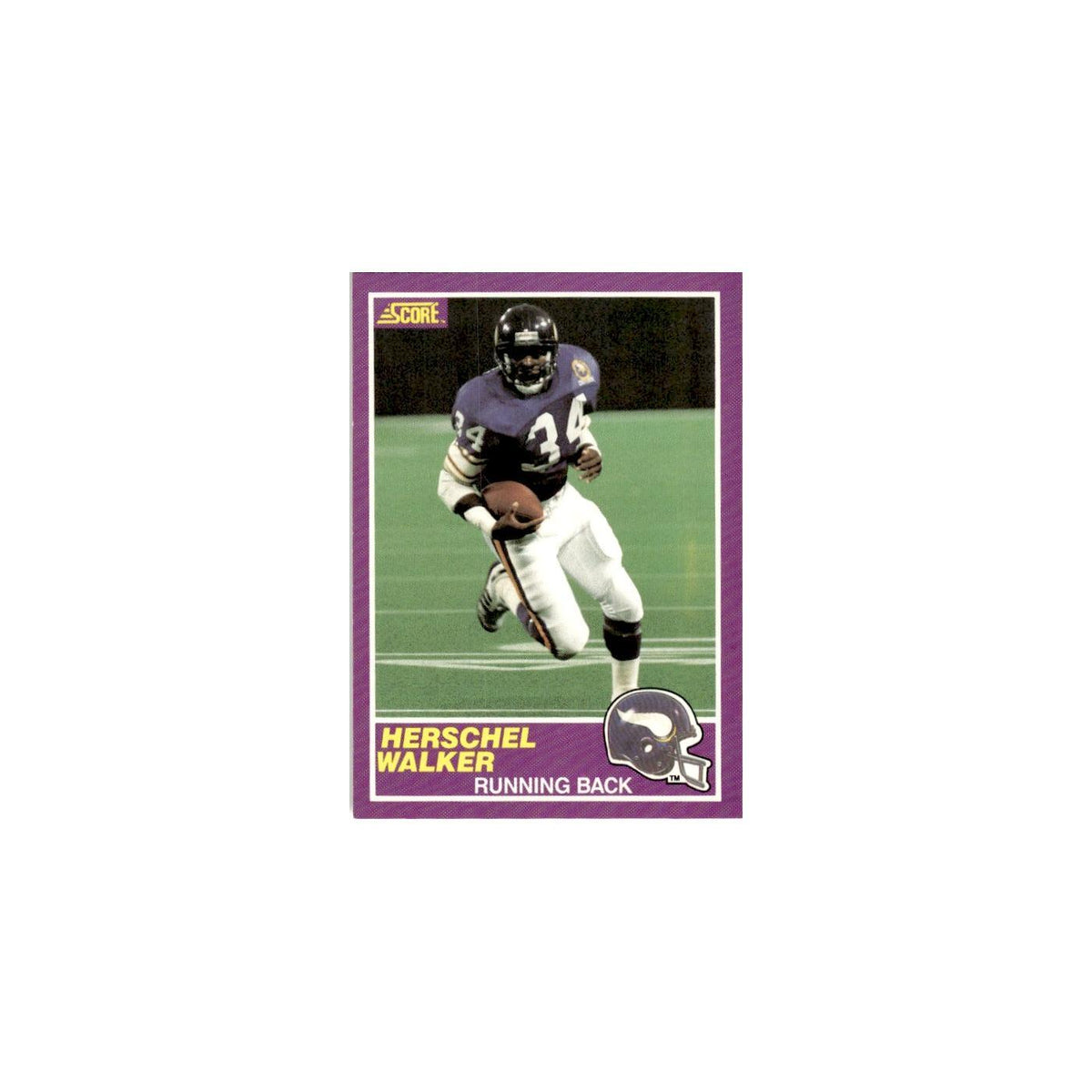 1989 Score Supplemental Herschel Walker Vikings #331S