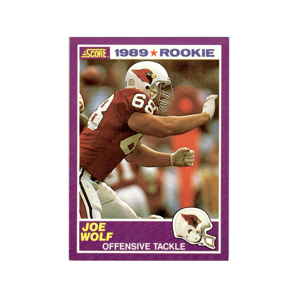 1989 Score Supplemental Joe Wolf RC Phoenix Cardinals #439S